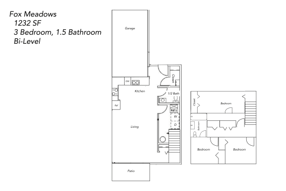 Floor Plan  the floor plan of fox meadows