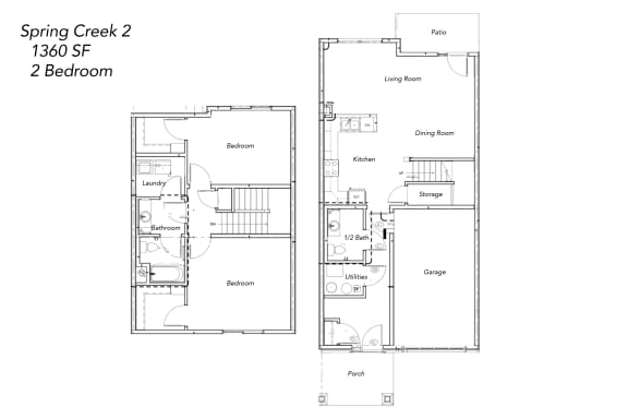 Floor Plan  the floor plan of spring creek 2