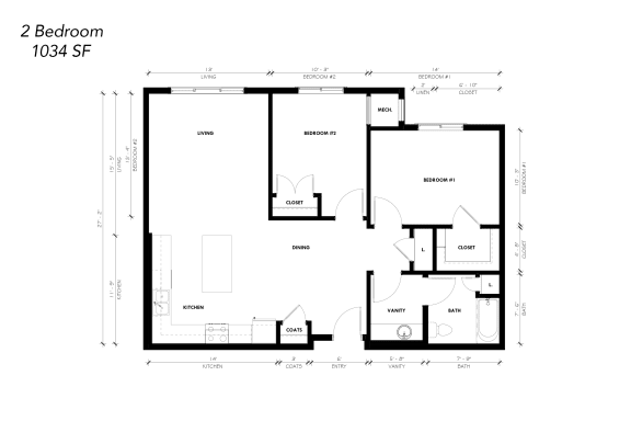 Floor Plan  a floor plan of a house