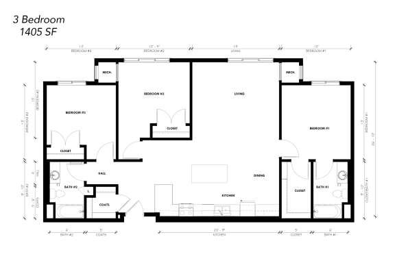 Floor Plan  a floor plan of a house