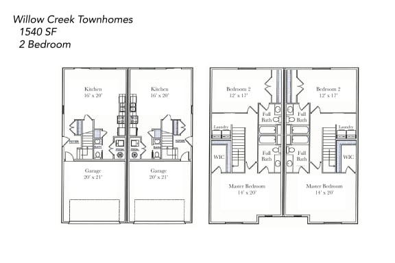 Floor Plan  2 Bedroom