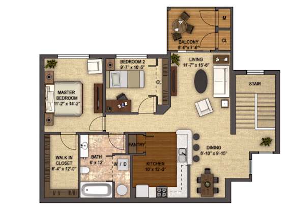 Floor Plan  Birchwood Reserve (2nd Floor)