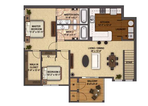 Floor Plan  Devonwood Reserve (2nd Floor)