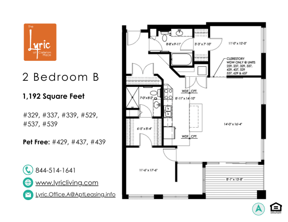 Floor Plan  a floor plan of 2 bedroom b apartment