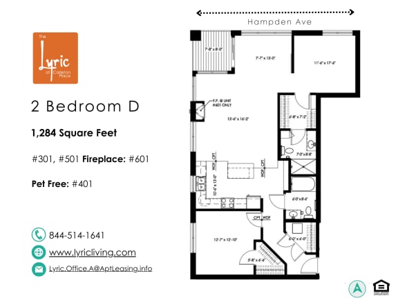 Floor Plan  a floor plan of 2 bedroom apartment