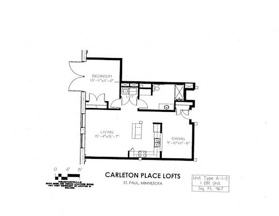 Floor Plan  floor plan of the carbon place lofts