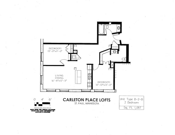 Floor Plan  floor plan of the carleton place lot in south