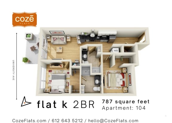 Floor Plan  Flat K Floor Plan