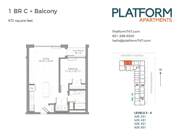 Floor Plan  a floor plan of the apartment