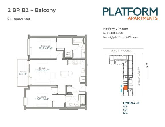 Floor Plan  a floor plan of the apartment