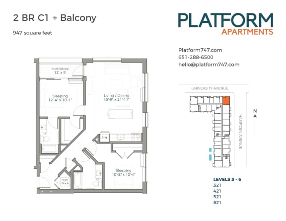 Floor Plan  a floor plan of the apartment