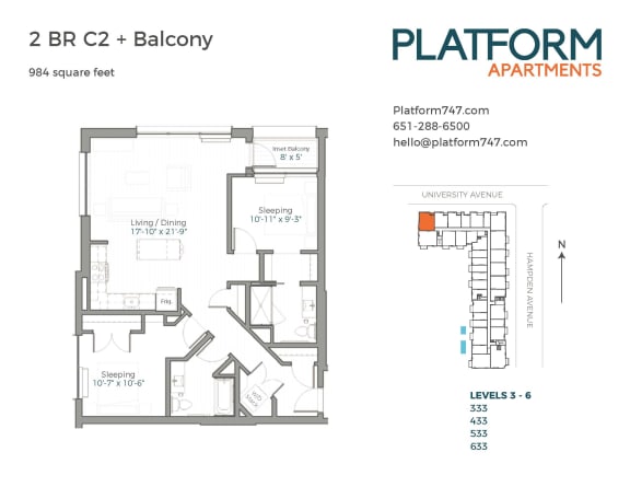 Floor Plan  a floor plan of the apartment