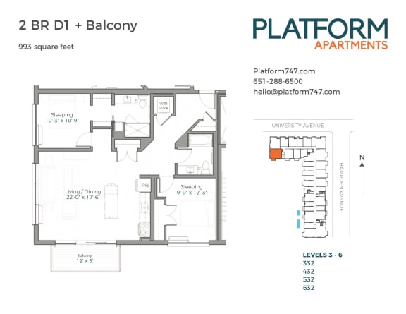 Floor Plan  a floor plan of the apartment