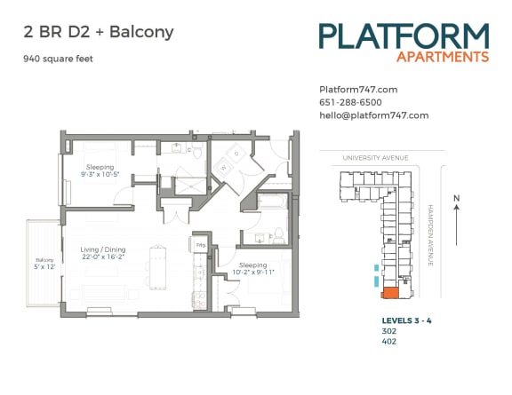 Floor Plan  a floor plan of the apartment