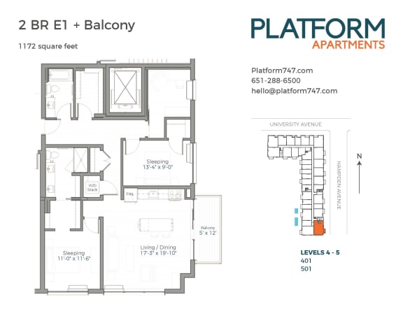 Floor Plan  a floor plan of the apartment