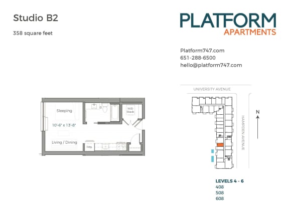 Floor Plan  a floor plan of studio b2