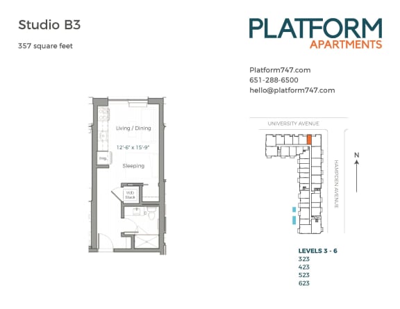 Floor Plan  a floor plan of studio b5