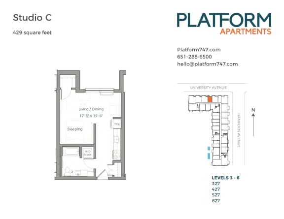 Floor Plan  a floor plan of studio c