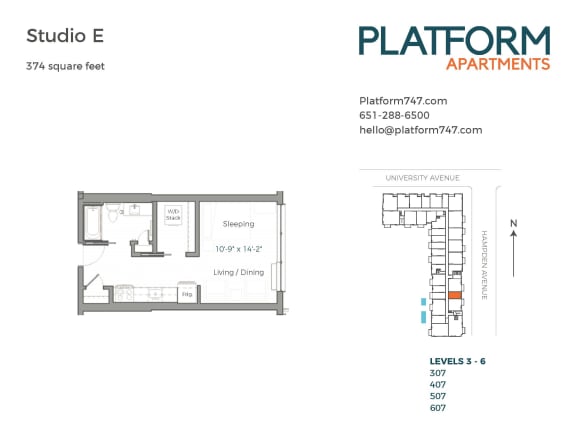 Floor Plan  a floor plan of studio e