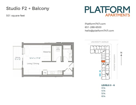 Floor Plan  a floor plan of studio f1