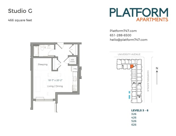 Floor Plan  a floor plan of studio g