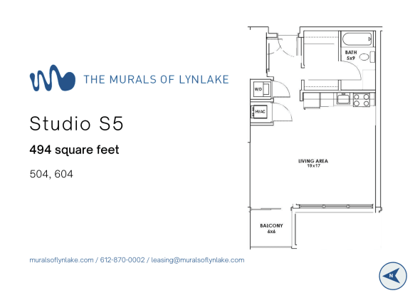 Floor Plan  Studio S5 Floor Plan