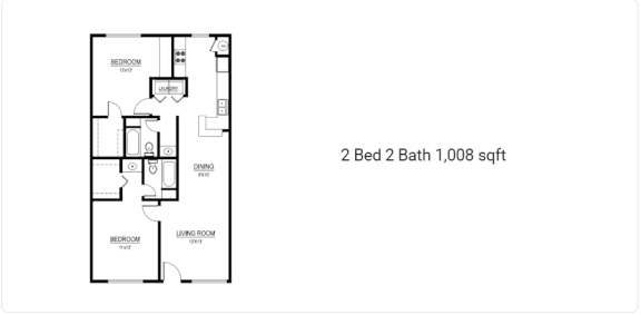 Floor Plan  a floor plan of a bedroom house at THE EASTWOOD, AUSTIN, TX 78705
