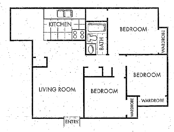 Floor Plan  3 bedroom Floor Plan