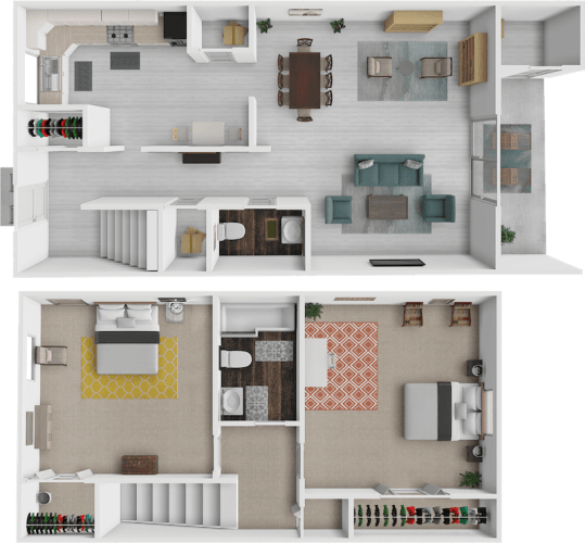 Floor Plans of Colony Village in New Bern, NC