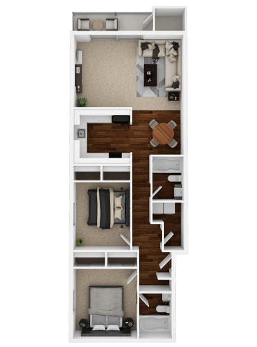 Floor Plan  2x2