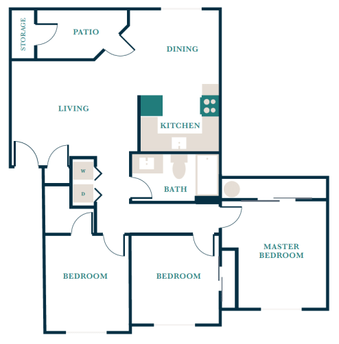 Floor Plan  3x1