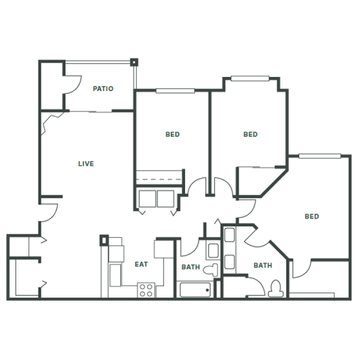 Floor Plan  a floor plan of a house with different floors and bedrooms
