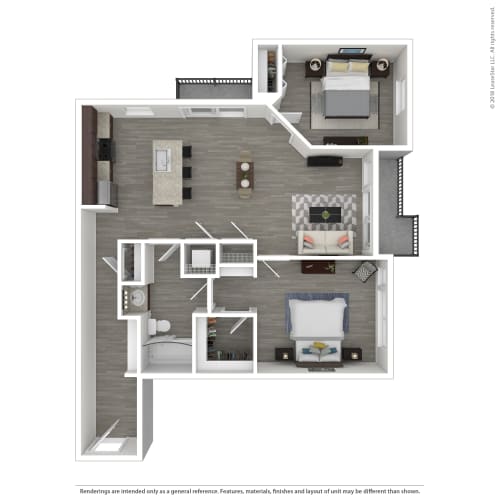 Floor Plan  a 1 bedroom floor plan  summit  503 square feet