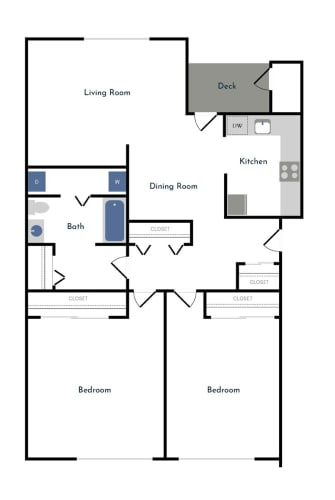 Floor Plan  a drawing of a floor plan of a house