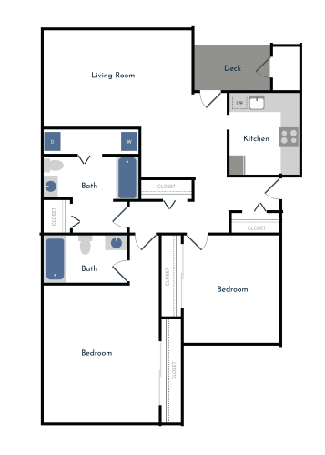 Floor Plan  a floor plan of a house with a bedroom and a living room
