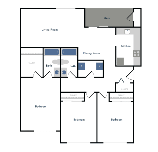 Floor Plan  a picture of a floor plan of a house