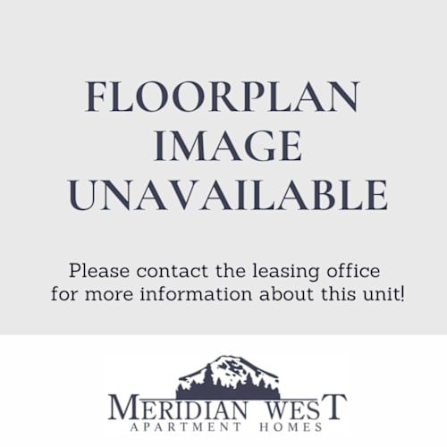 Floor Plan  A sign stating that the floorplan image is unavailable and to contact the leasing office for more information.