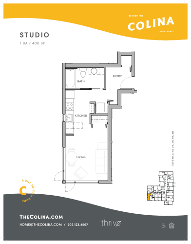 Floor Plan  Studio - A0-A East