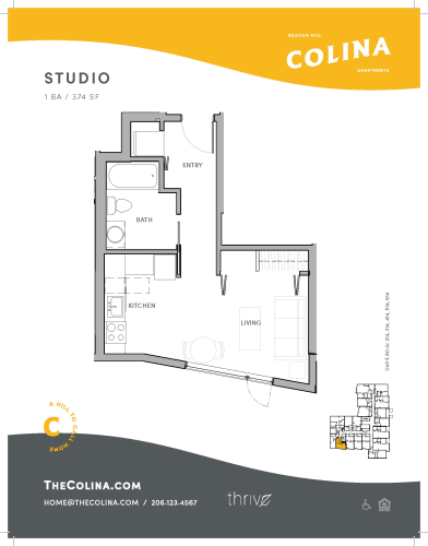 Floor Plan  Studio - A0-B East