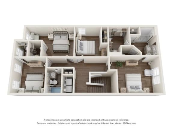 Floor Plan  a 3 bedroom floor plan is shown in this image