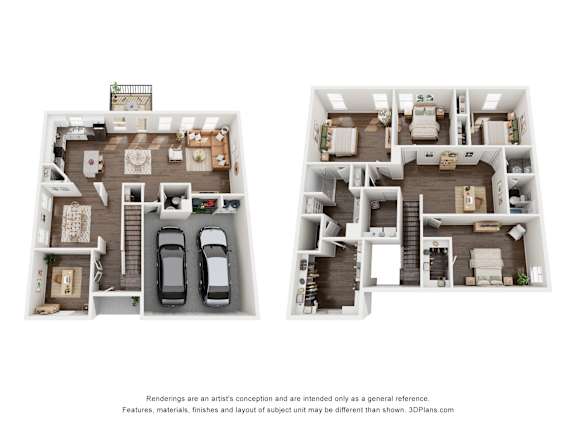 Floor Plan  2 bedroom floor plan  the enclave at city center apartments