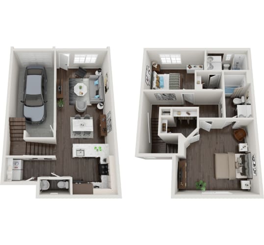 Floor Plan  2 Bedroom 2 Bathroom