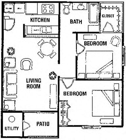 Floor Plan  a floor plan of a house