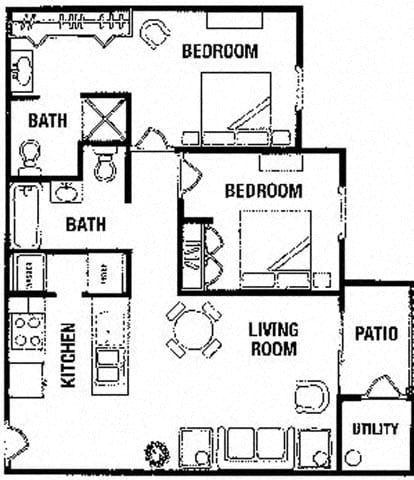 Floor Plan  a floor plan of a house