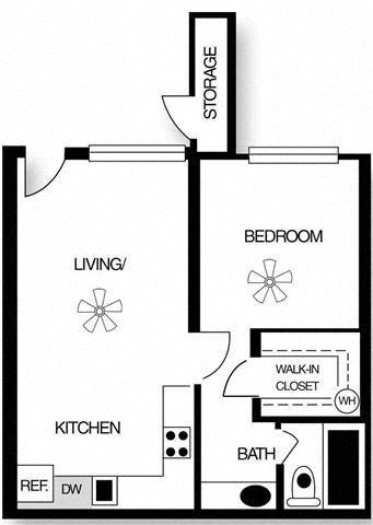 Floor Plan  a floor plan of a small house