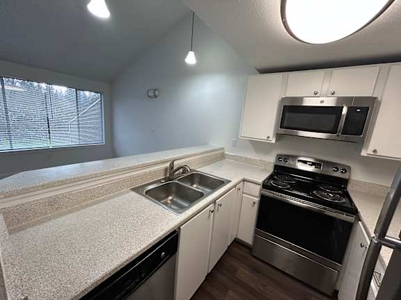 Floor Plan  Kitchen with stainless steel appliances