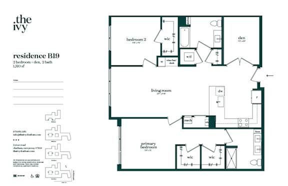 Floor Plan  B19-AP-B14 Floor Plan at The Ivy, Chatham