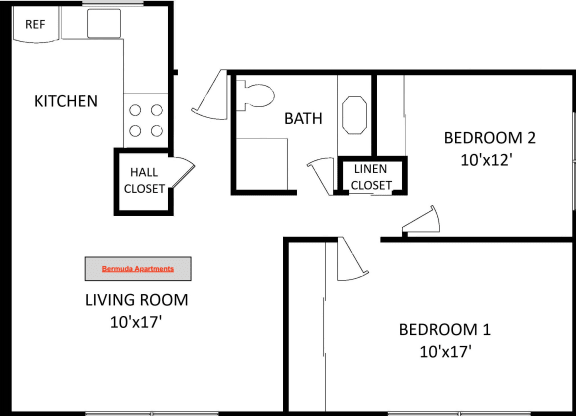 Floor Plan  a floor plan of a house with a bedroom and a living room