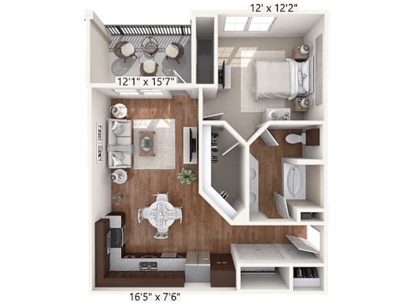 Floor Plan  Azul Floor Plan at Bridge at Indigo, Austin, TX