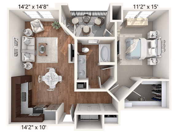 Floor Plan  Capri Floor Plan at Bridge at Indigo, Austin, Texas